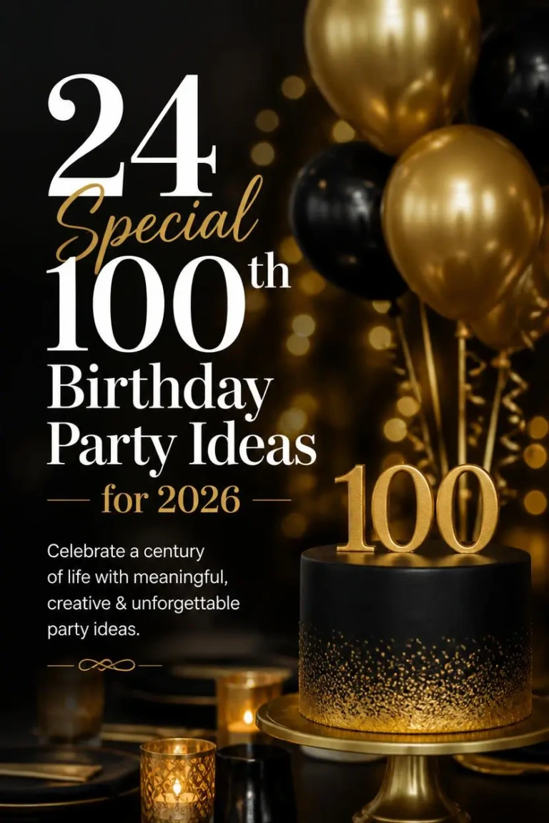 24 Special 100th Birthday Party Ideas for 2026