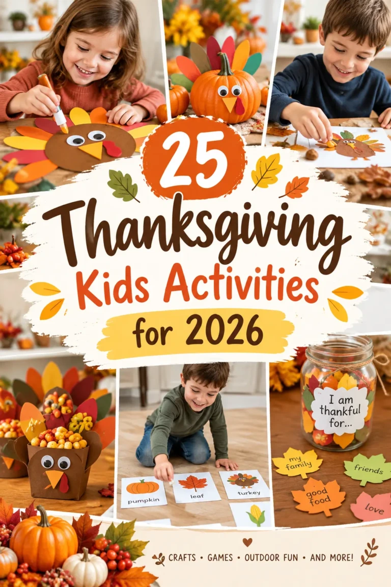 25 Thanksgiving Kids Activities for 2026