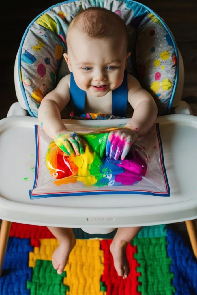 Mess-Free Finger Painting