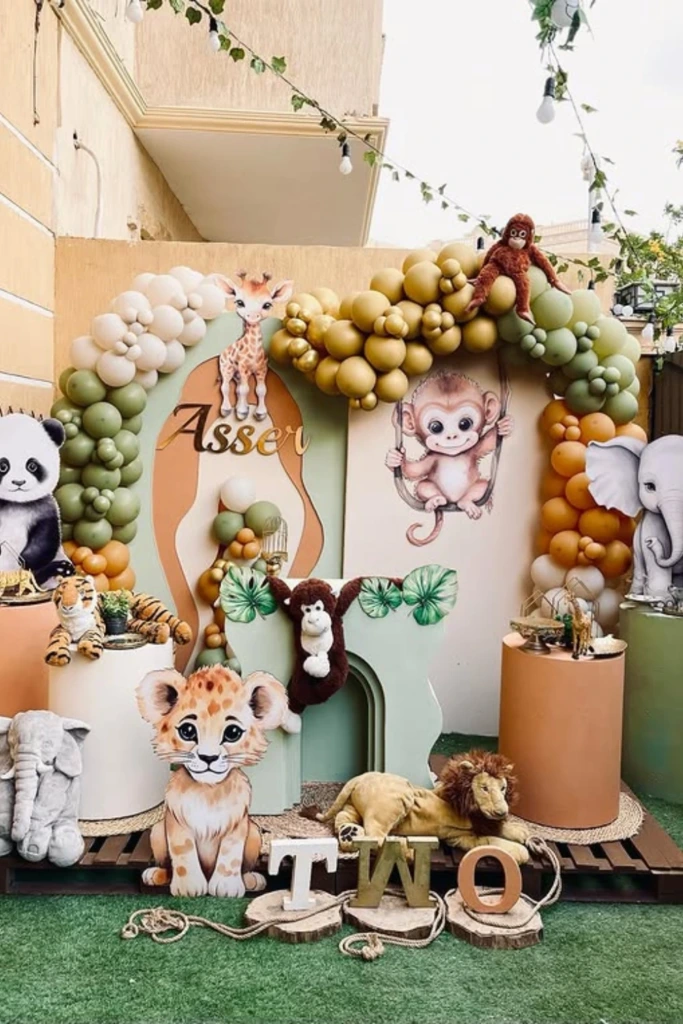 Layered Jungle Scene
