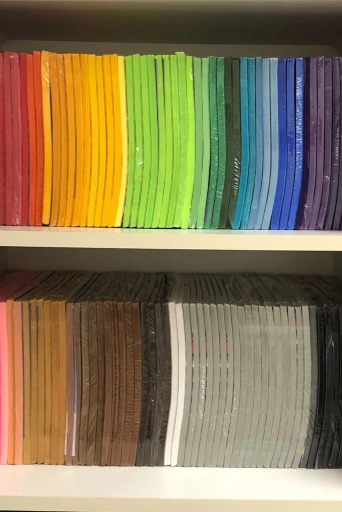 Color-Sorted Paper