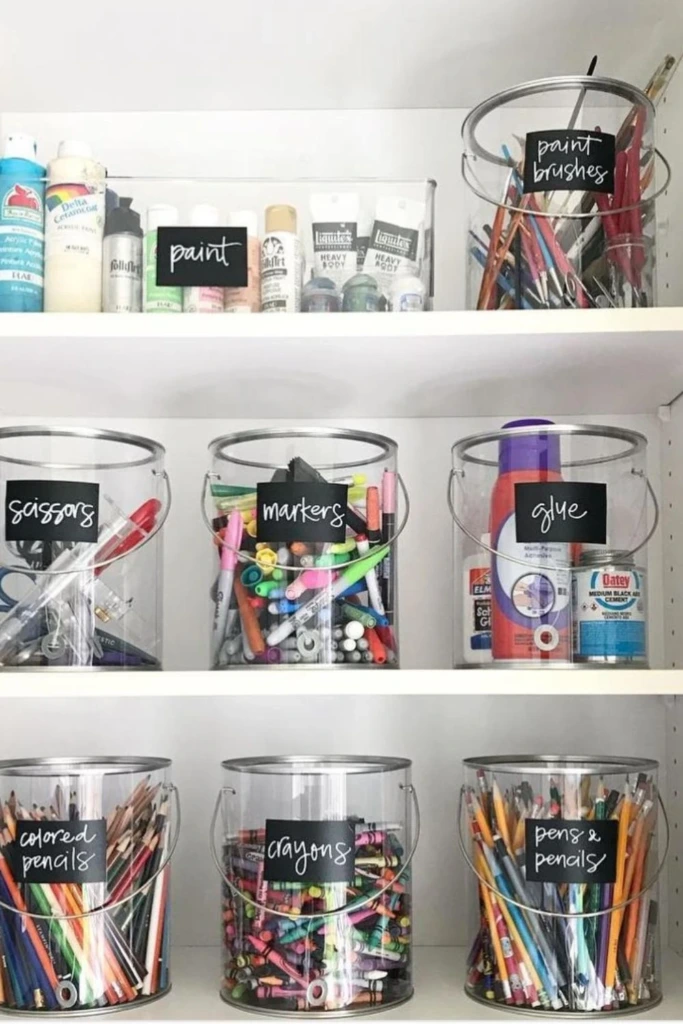 Labeled Pails