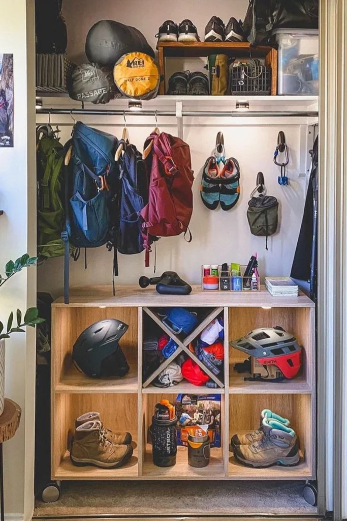 Closet Gear Station