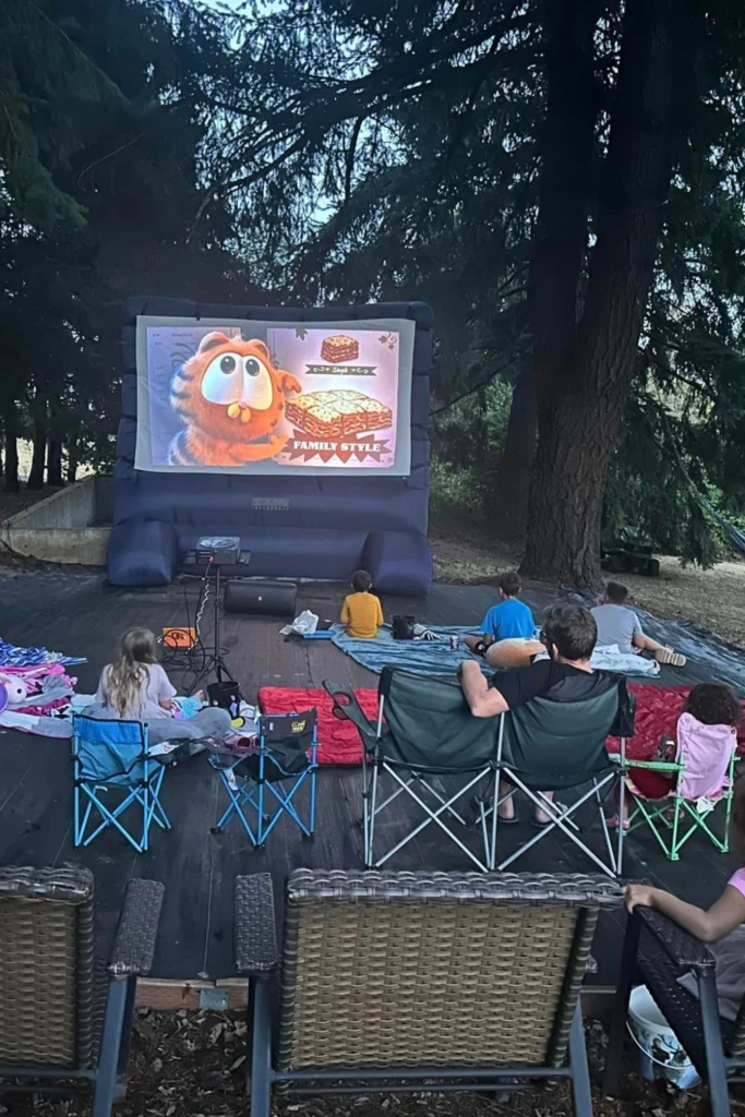 5. Outdoor Movie Night