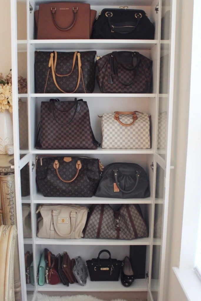 Open Shelf Bag Display