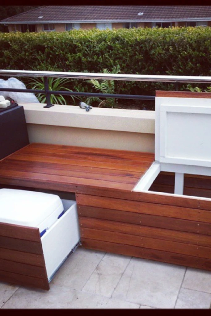 Hidden Bench Compartments
