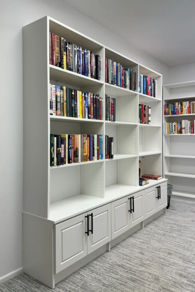 Bookcase Base Storage