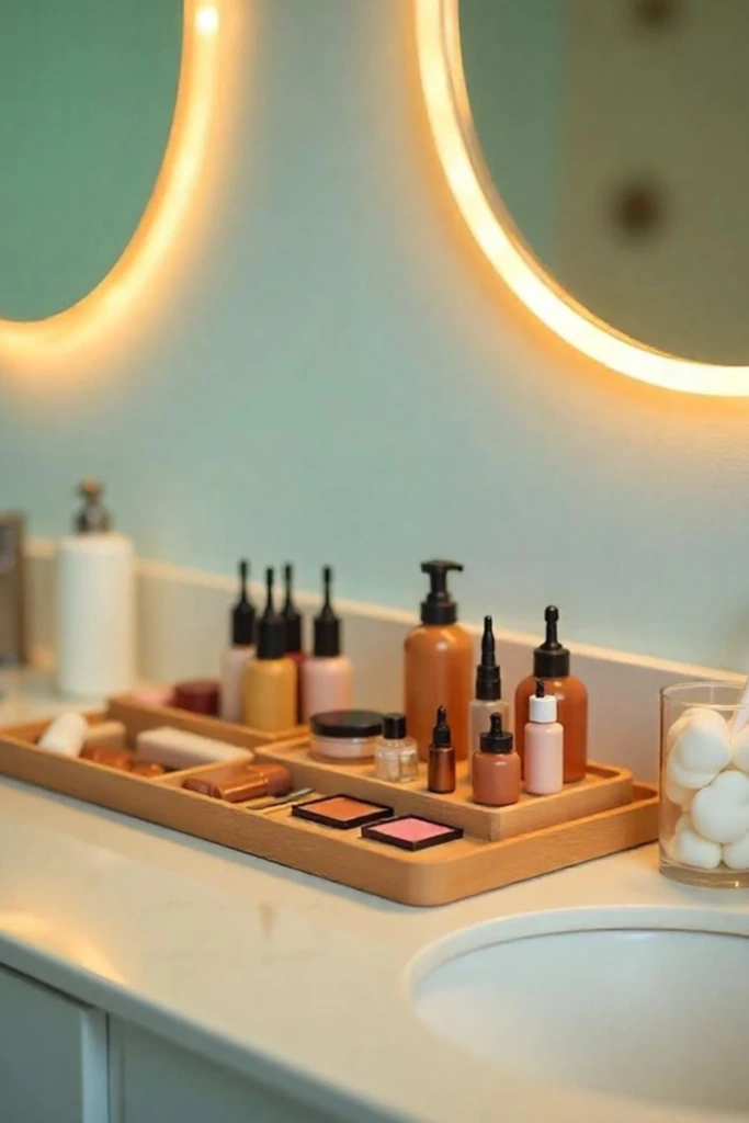 Wooden Vanity Tray