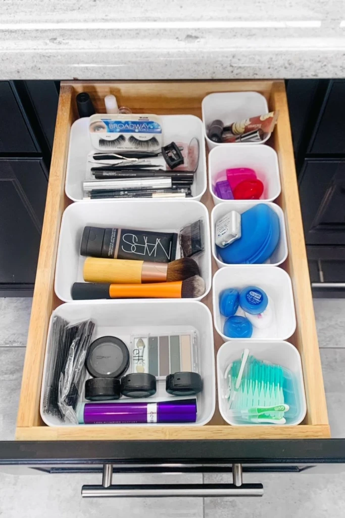 Compact Makeup Drawer System