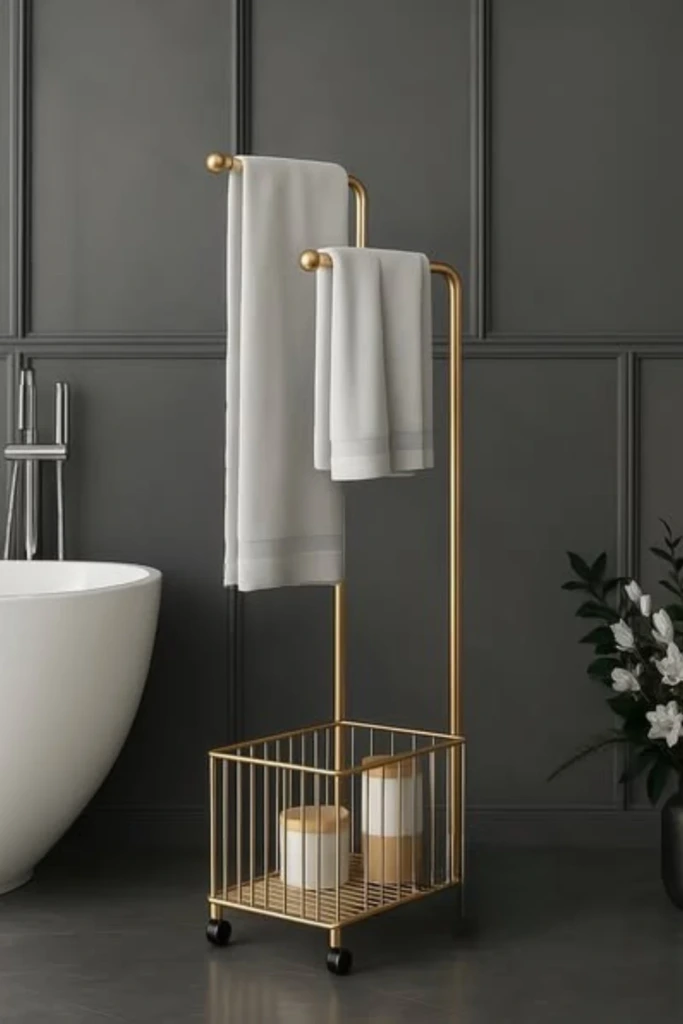 Mobile Towel Stand