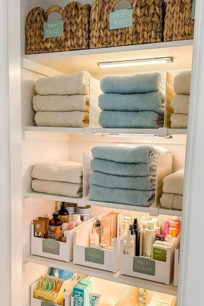 Lighted Linen Nook