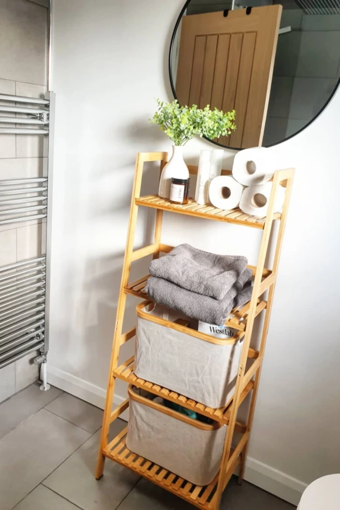 Bamboo Laundry Tower