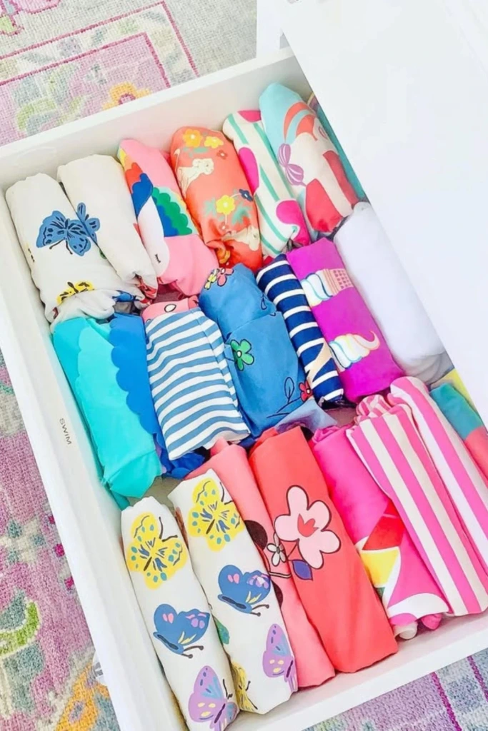 Rolled Clothing