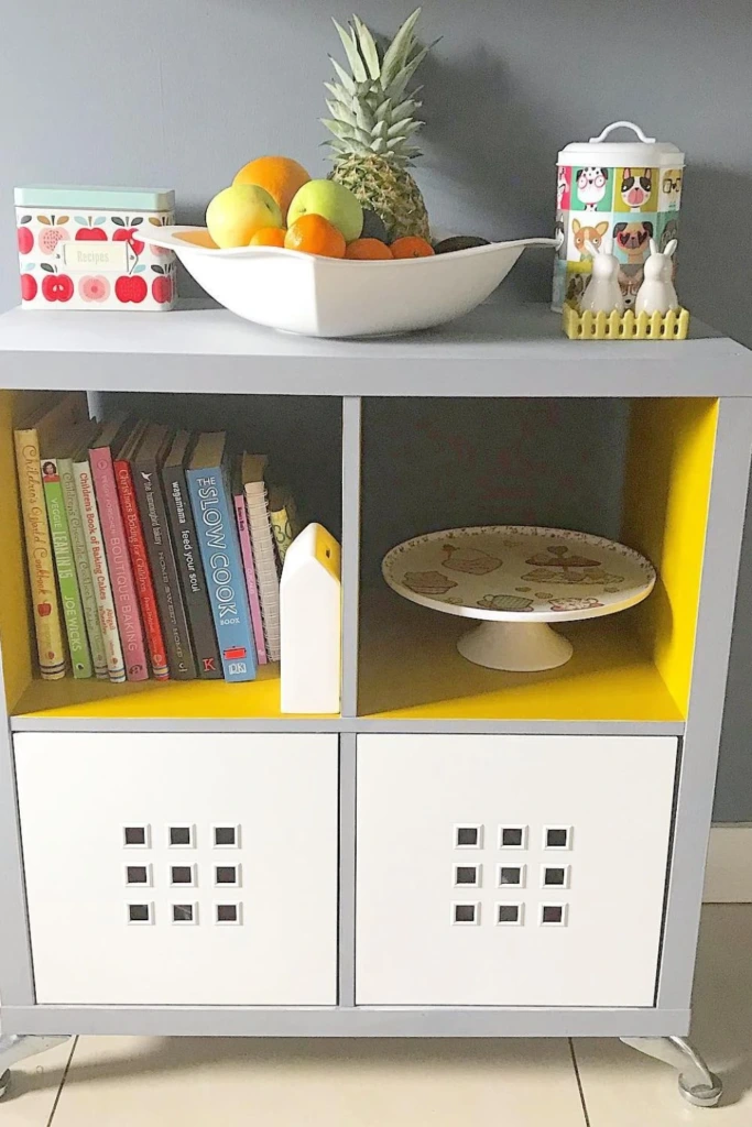 Rolling Cube Shelf