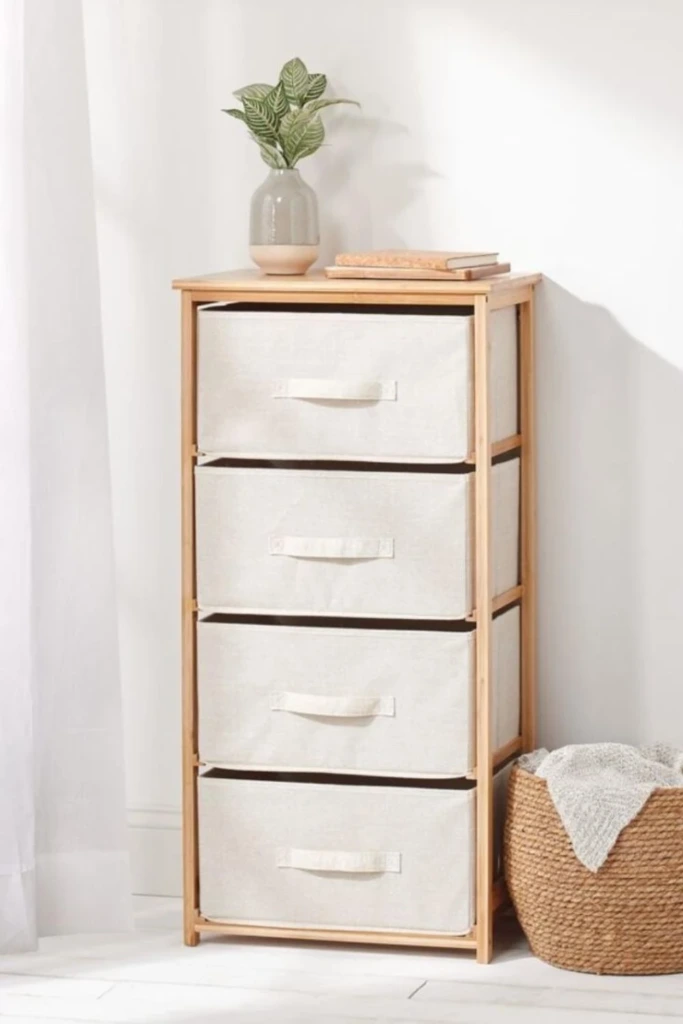 Fabric Drawer Tower