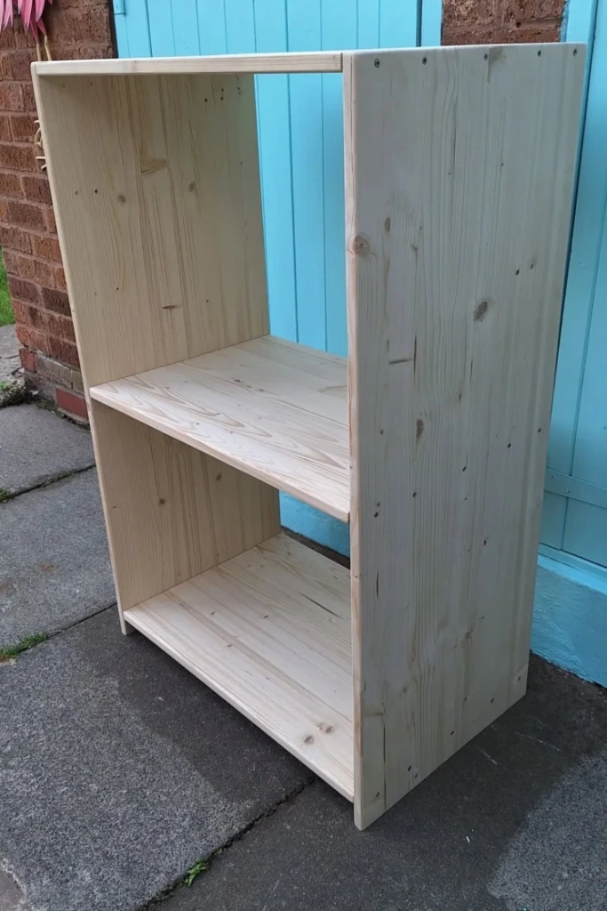 Open Wooden Shelf Storage