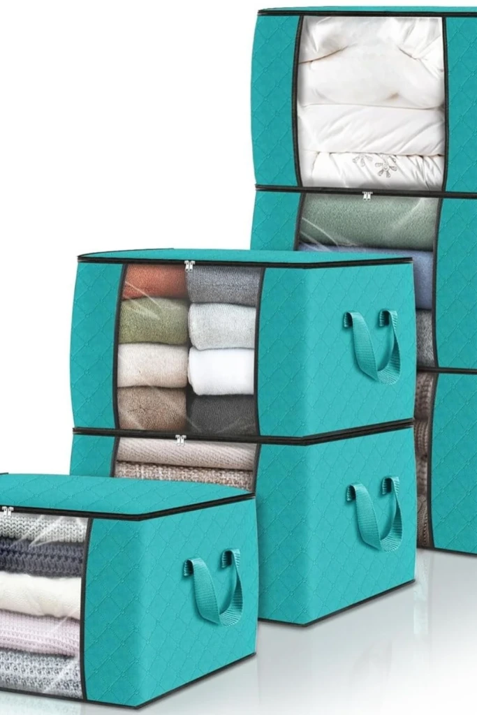 Stackable Fabric Storage Bags