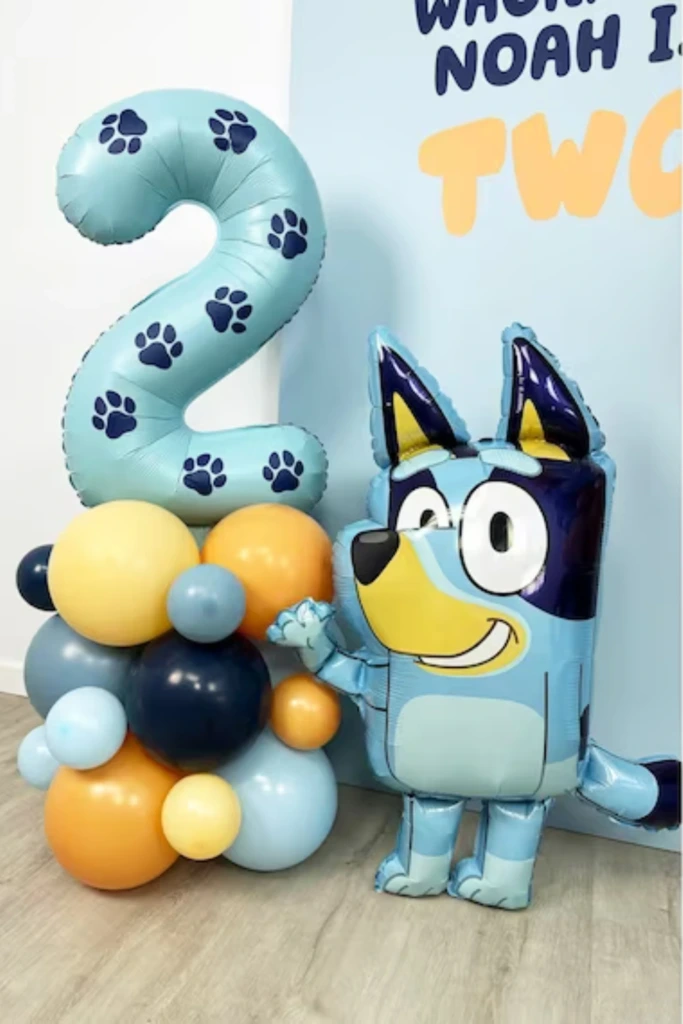 6. Number Balloon Mosaics