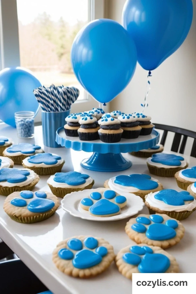 Puppy Paw Prints - 30 Bluey Birthday Party Ideas