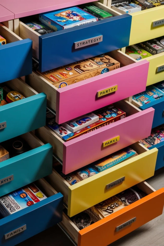 Color-Coded Drawer System