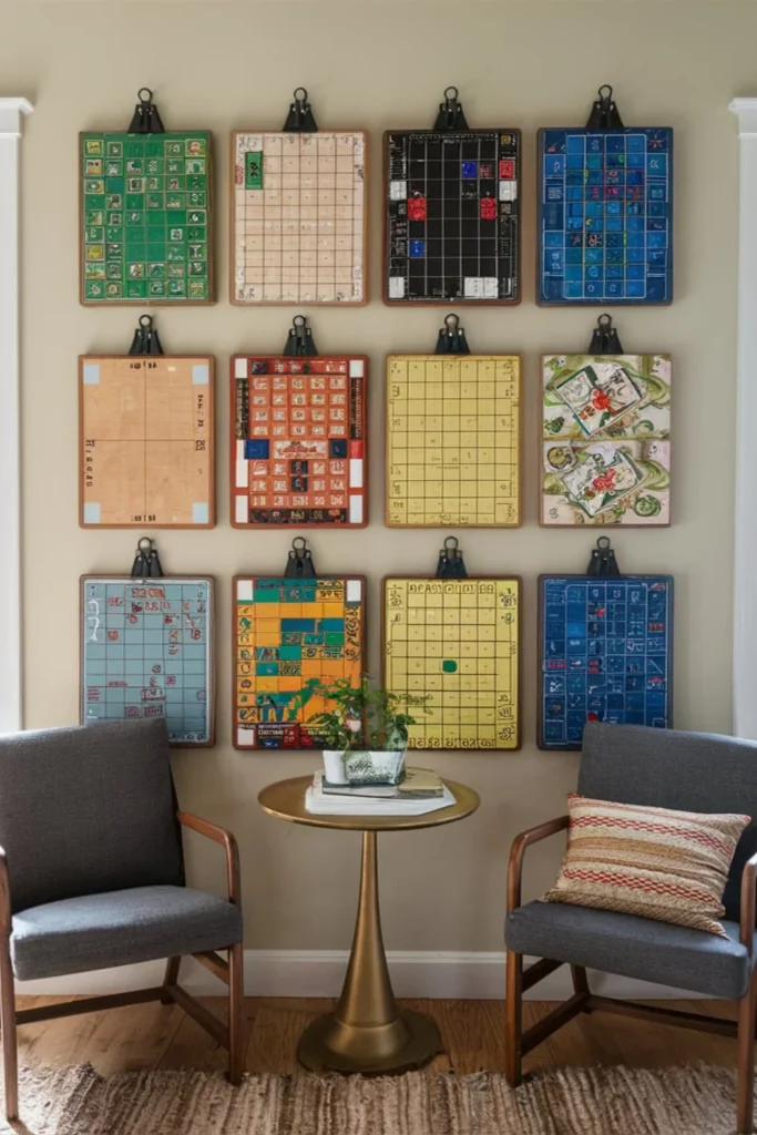 Game Board Storage Art