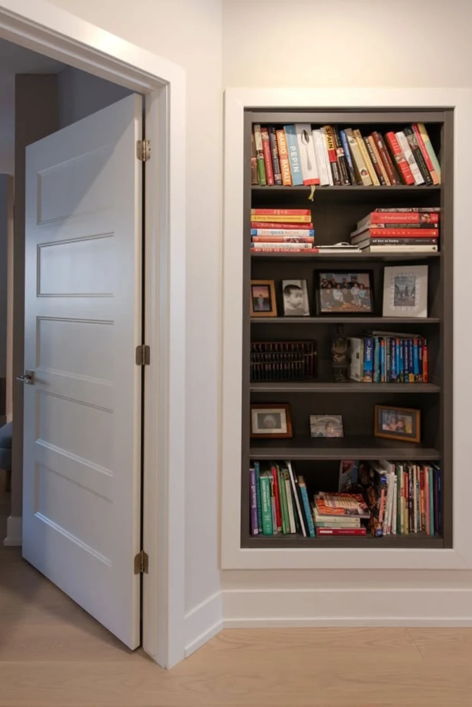 Turn a Wall Nook into a Built-In Library