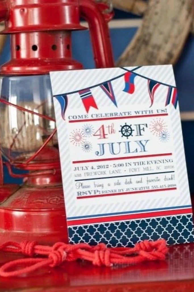 Patriotic Invite