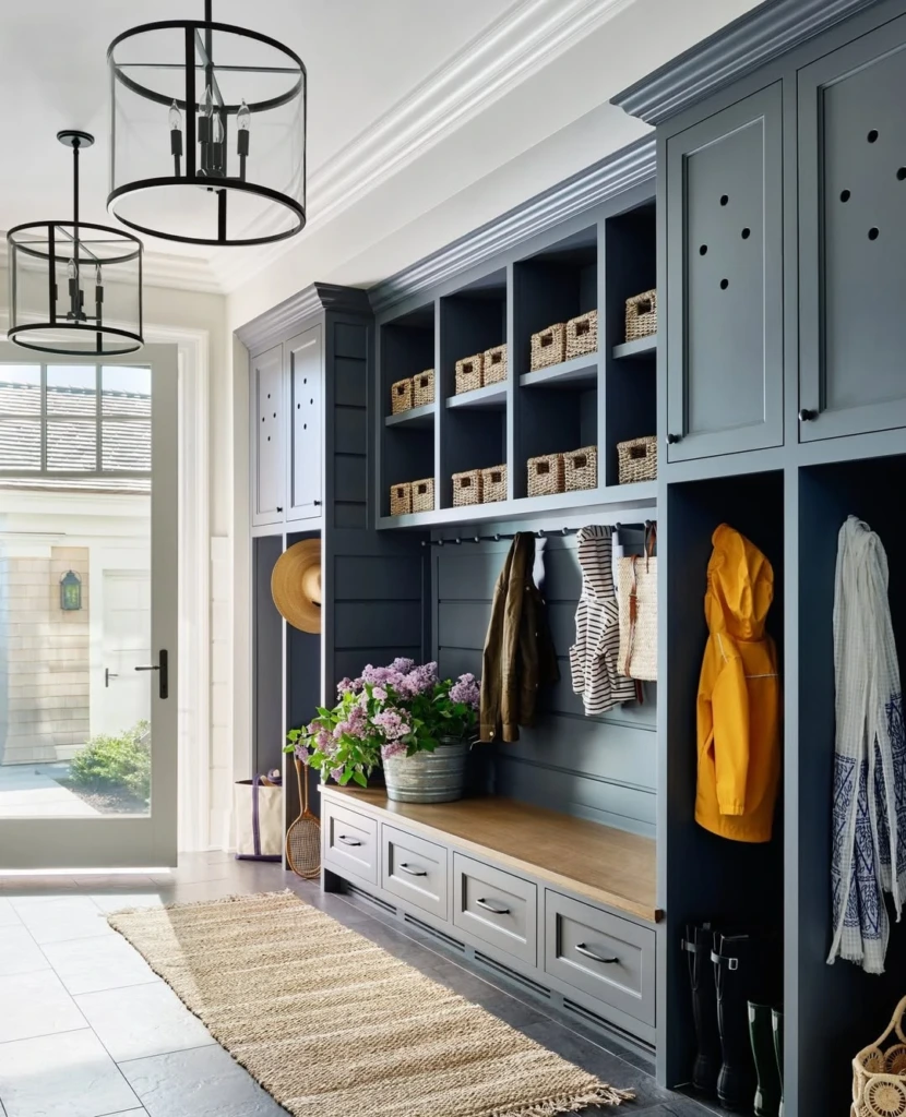 2. Sophisticated Mudroom Luxury