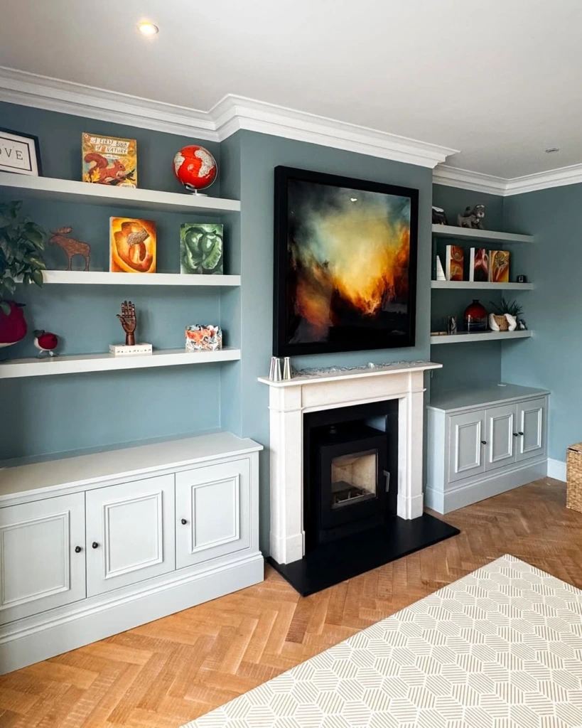 5. Arty Alcove Meets Cozy Living