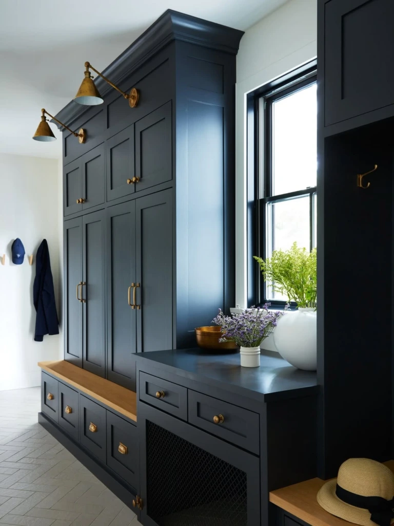 6. Dramatic Contrast & Brass Details