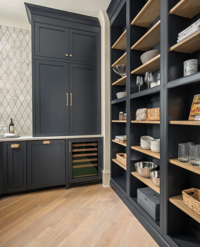 3. Moody Pantry Wall