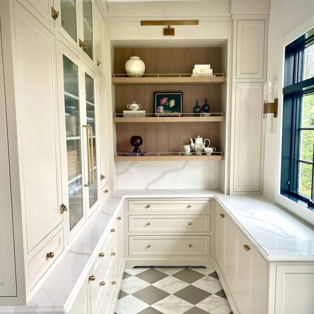 7. Marble and Display Pantry