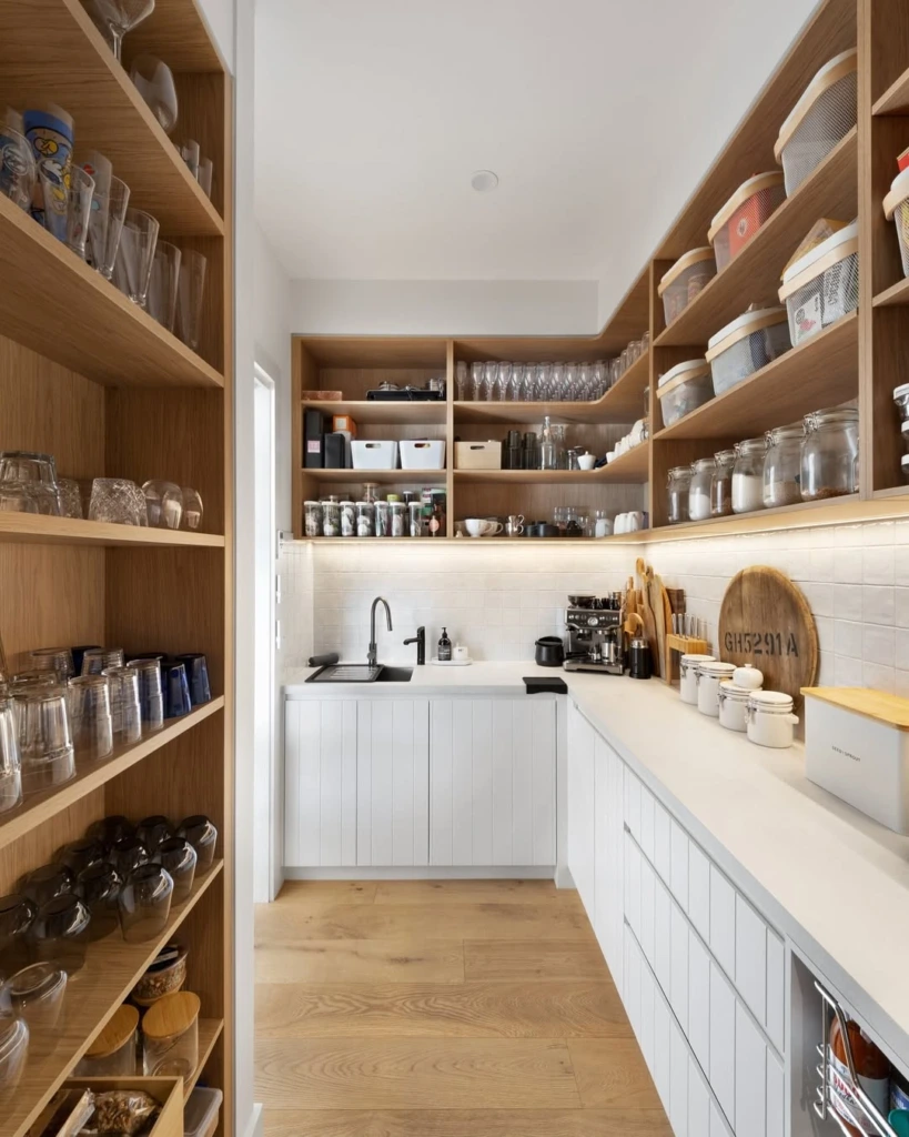 28. Warm Modern Utility Pantry