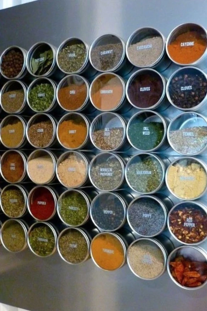 Magnetic Spice Wall