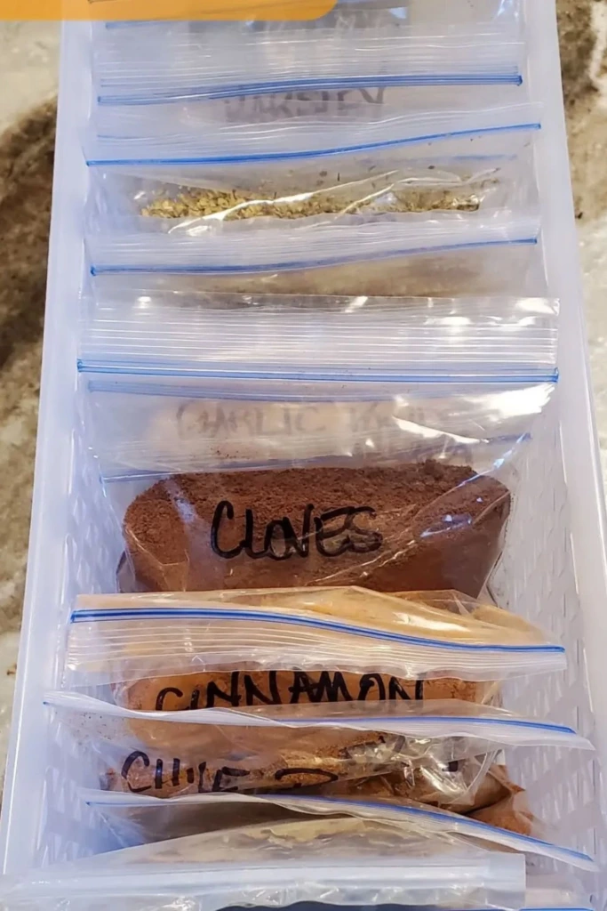 Spice Bag Bin