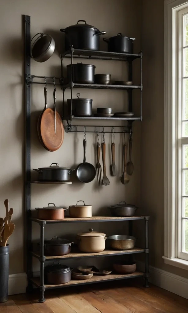 Rail With Shelves