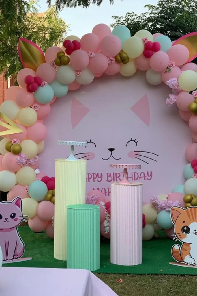 Pastel Cat Arch