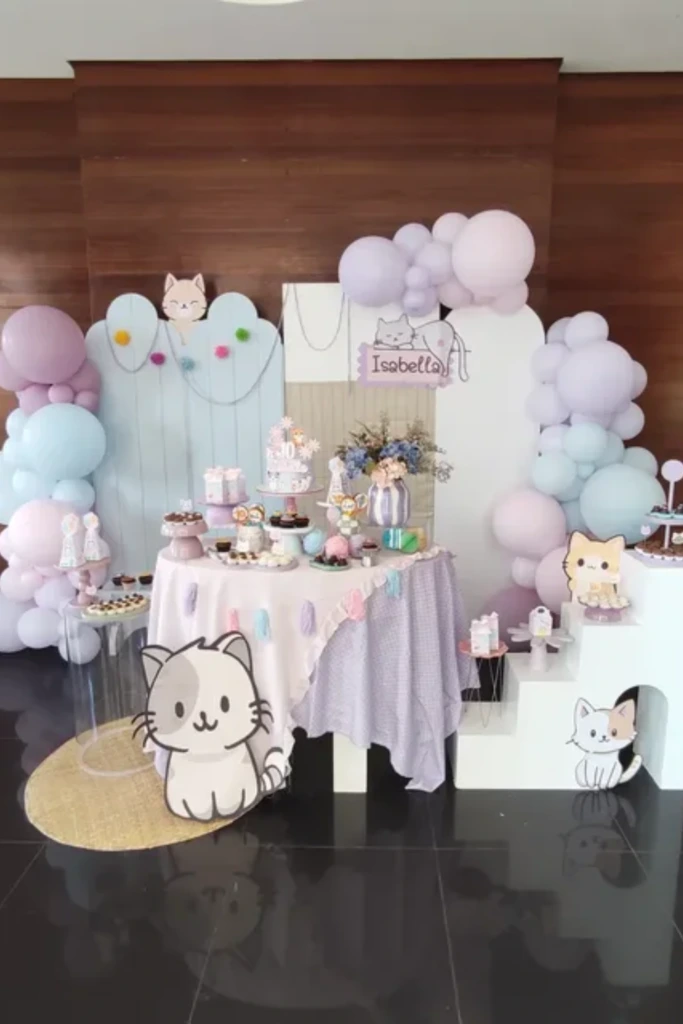 Soft Pastel Table