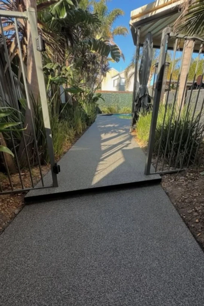 Pebble or Resin-Style Path