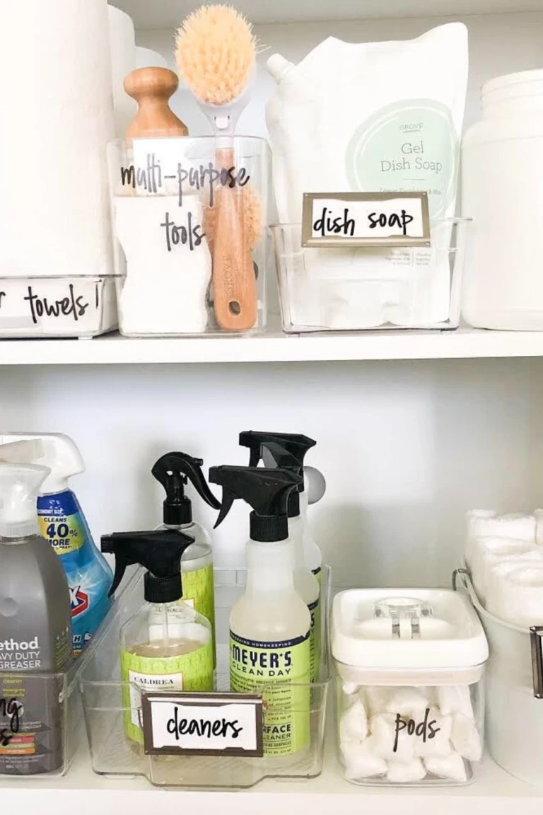 Labeled Clear Bins