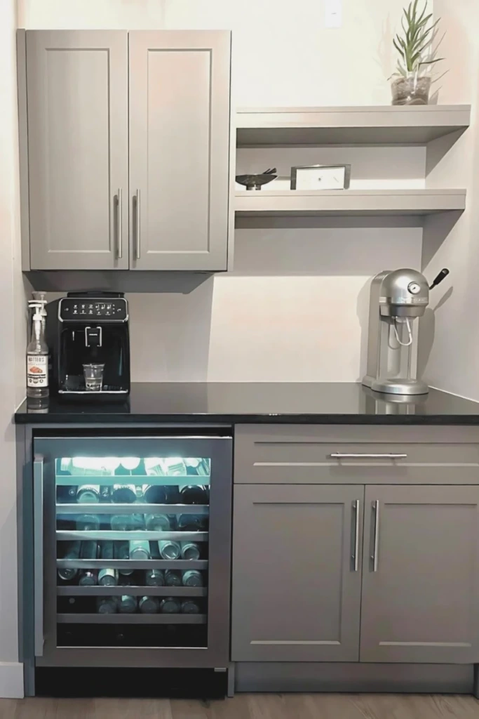 Built-In Beverage Bar
