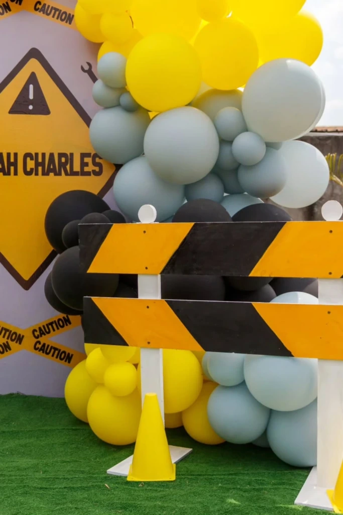 Caution Zone Backdrop