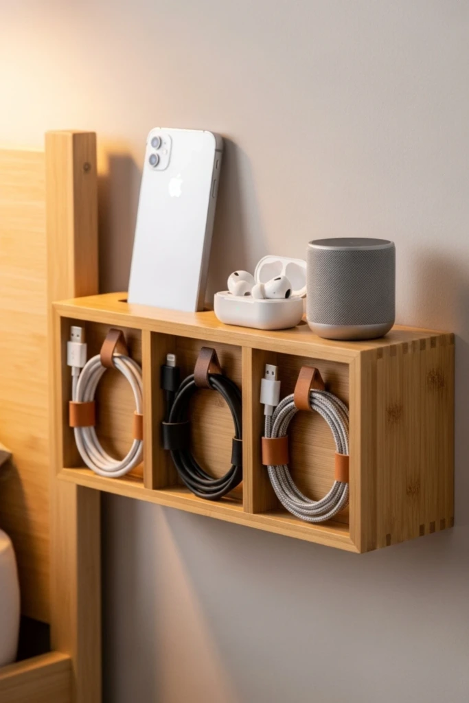 Bedside Charging Shelf