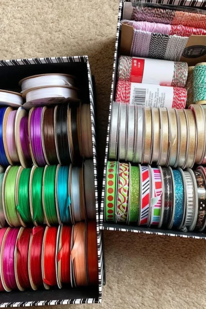 Ribbon Box Storage