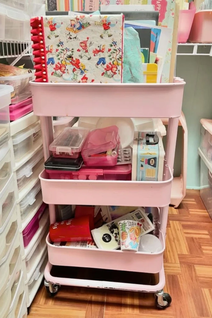 Rolling Craft Cart