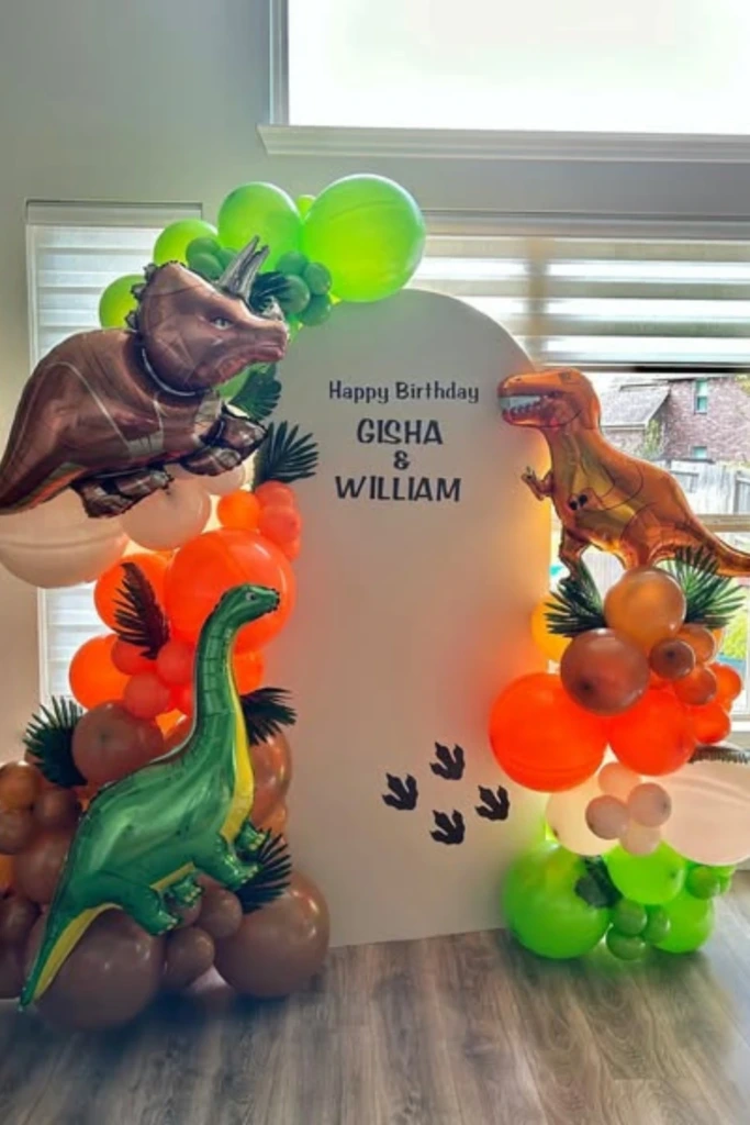 Inflatable Dino Balloon Arch