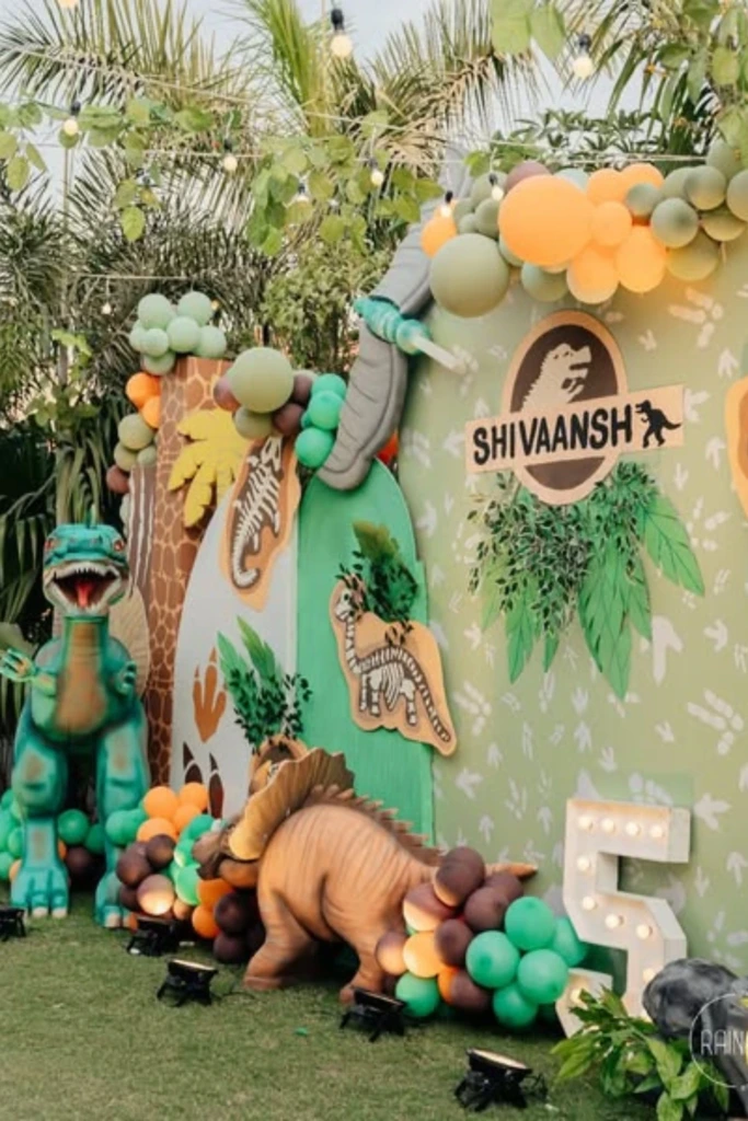 Outdoor Dino Adventure Wall
