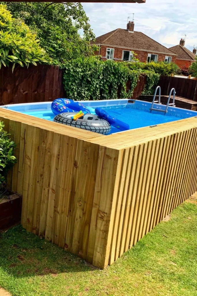 Sleek Slatted Frame