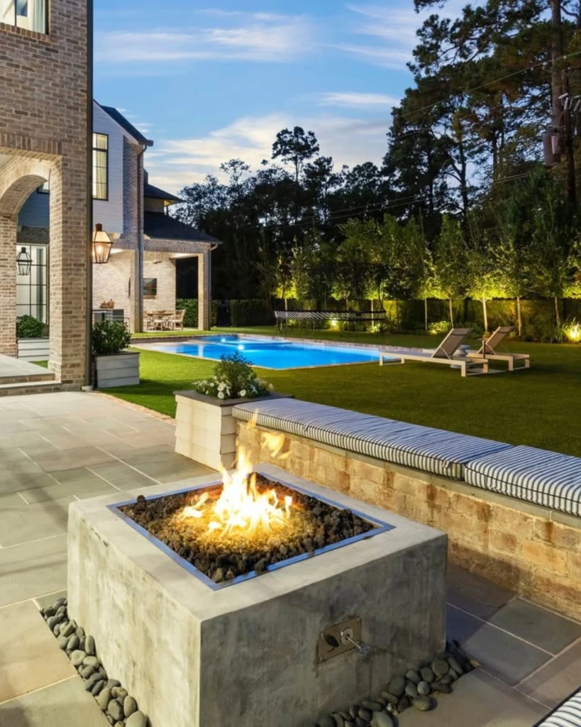 Poolside Concrete Block