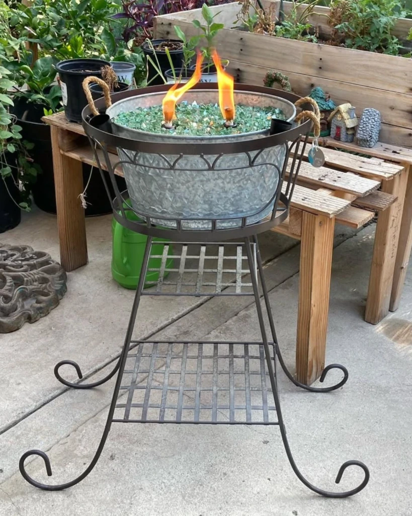 Upcycled Bucket Burner
